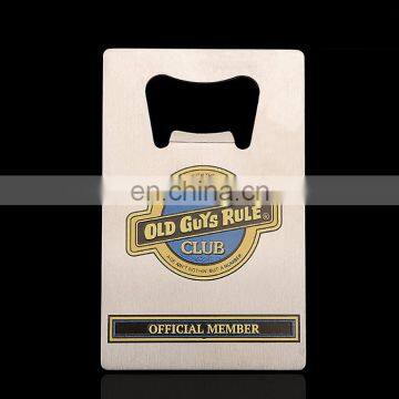 Best quality and cheap 2016 hot sale bottle opener business card