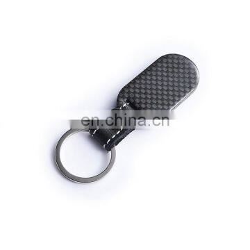 Custom Car Carbon Fiber Metal Keychain Wholesale photo-5