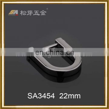 customized size zinc alloy screw d ring removable for bag strap