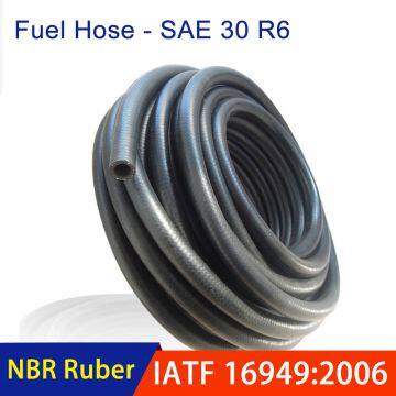 NBR Fuel Hoses Oil Hoses SAE 30 R6 R7 Oil resistant Nitrile/PVC blended rubber China Manufacturers Suppliers