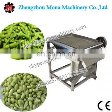 High efficiency and stable working peas/green bean/soybean shell removing/peeling machine