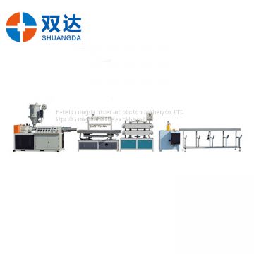 Plastic unnormal profile production line