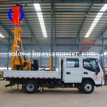 XYC-200 Truck Mounted Full Hydraulic Mobile 200m Water Well Bore Hole Drilling Machine Factory Price photo-4