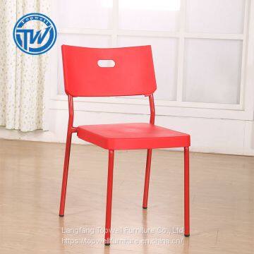 DC-6054 Topwell New Style Plastic Chair Modern Dinng Chair Stackable Chair photo-3