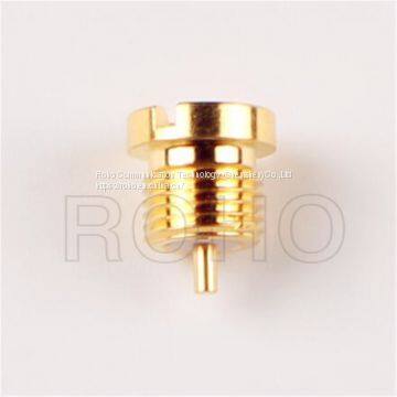 Straight Gold Plated Female Jack MCX RF Coaxial Connector for Rg316 58 11 6 Cable photo-2