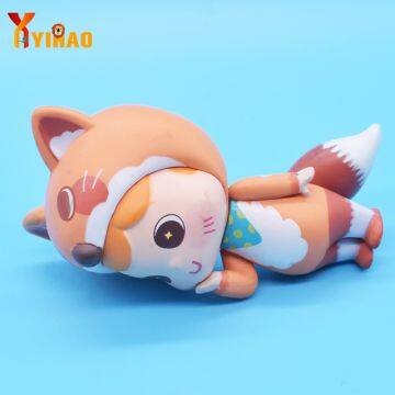 Customized Cute Fox Plastic Action Model Figures Toy for Collect photo-3