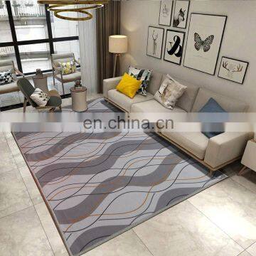 Household modern custom heat transfer printing digital 3d area printed rug carpet