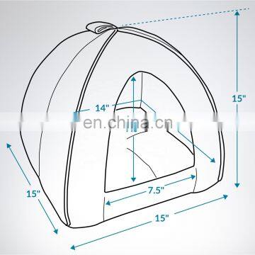 Pet Supplies Smart Design Unique Multi Functional Portable Travel Felt Cat Bed photo-5