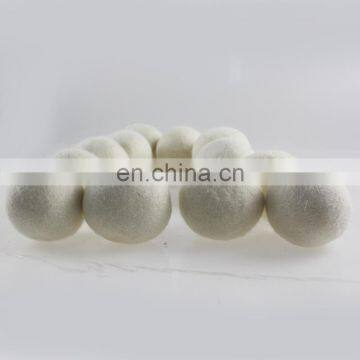 Brand New White Color Felt Dryer Ball 70mm Handmade Wool Balls photo-6