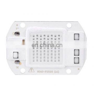 50W LED Floodlight COB Chip Integrated Smart IC Driverless 220V Blue photo-3