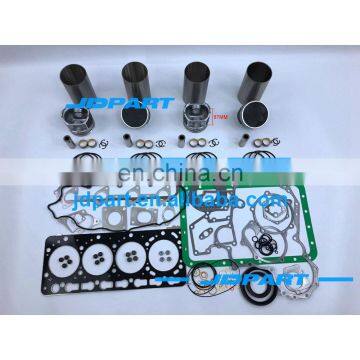 Kubota Engine V3300 Cylinder Full Gasket Set Piston 87mm Piston Ring Liner Head Gasket