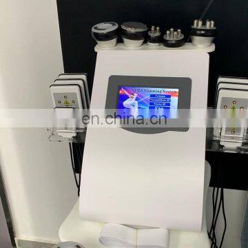 6 in 1 RF Lipolaser 80k Cavitation Slimming Machine Beauty Device