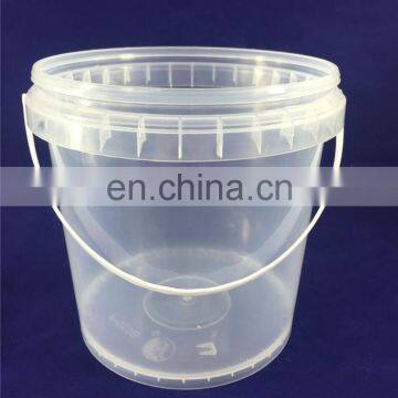 Custom Printed Round 5l Plastic Bucket With Plastic Lid