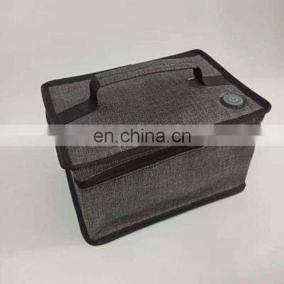 Hot Sale Personal Protection Polyester Fabric LED UV Sterilizer Storage Package USB Connector photo-2