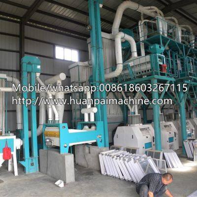 Corn milling machine maize flour plant corn grits processing line with price