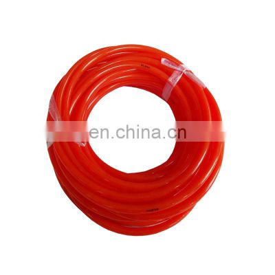 Orange color rough smooth PU timing belt round belt