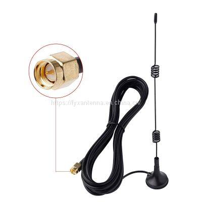 700-2700MHz 3G Wifi Aerial 4G LTE Sucker Magnet Base Antenna