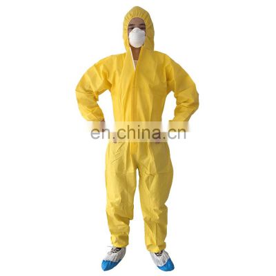 Safety Clothing Microporous Disposable Coverall Type 5/6 for Food Industry Chemical