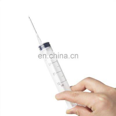 Factory wholesale Disposable Syringe Sterile Packaging Disposable Medical Plastic Luer slip 20ml Syringe With Needle