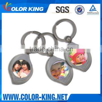 Sublimation DIY Hot Colorful Printing Metal Blank Key Chain photo-5