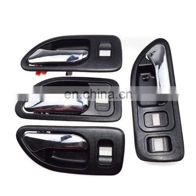 Black INSIDE DOOR HANDLE FL FR RL RR For HONDA ACCORD 94 95 96 97 Set of 4 PCS