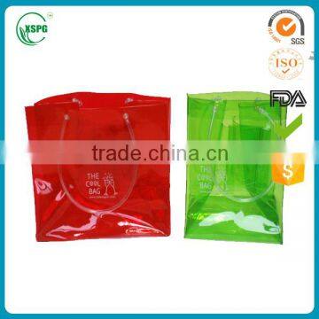 Hot Sale Recyclable Clear PVC Wine Ice Bag with China factory