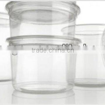 All sizes of disposable PET deli container with lid, clear PET fruit case,disposable PET salad container