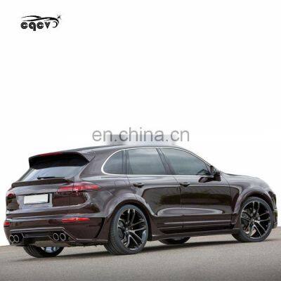 Wide Body Kit for Porsche Cayenne 958.2 2015-2017 Front Bumper Rear Bumper Wide Flare and Hood for Porsche Cayenne 958 Facelift photo-4