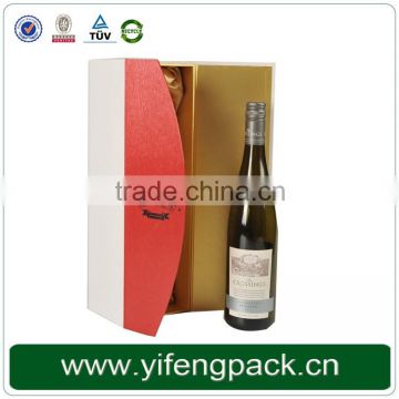 2015 designed print kraft paper wine box