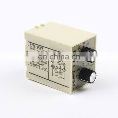 ST3PR Electrical Time Relay Counter Relays Knob Timer Relay with Socket Base  programme Twin Timer