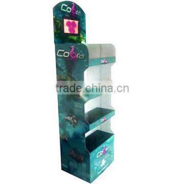 Chain shop advertising retail template cardboard display box