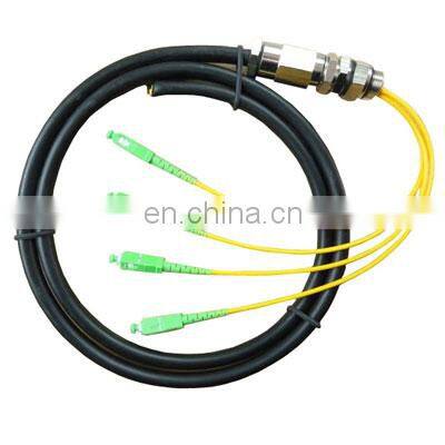 Optic Fiber Pre-terminated Waterproof Pigtail Cable, 4 Core Waterproof Fiber Pigtail photo-2