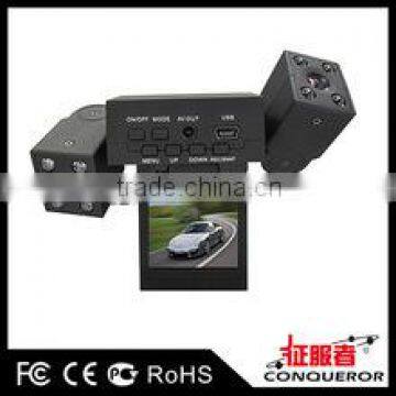 Dual camera WHD-696 car dvr with gps function