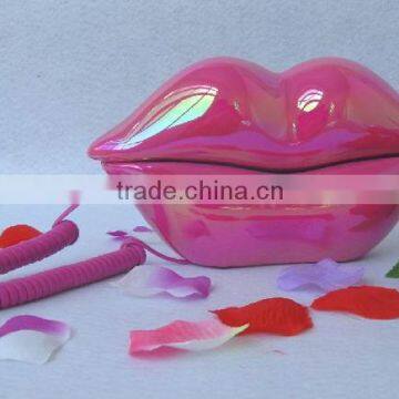 Sex Pink Lip Shape Telephone For Kids