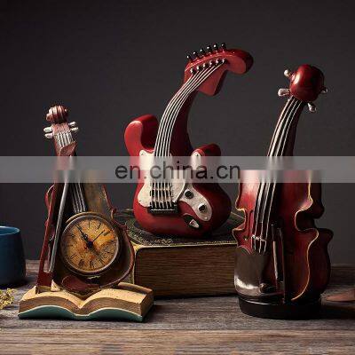 Retro creative musical instrument model music restaurant wine cabinet decorations nostalgic decorations