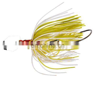 Amazon Hot Sale 12g 15g 20g Tassel Sequins Anti-hanging Bottom Lure Fishing Spinner With Rubber Skirts photo-5