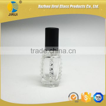 8ml Attractive Design Clear Glass Nail Polish Bottle