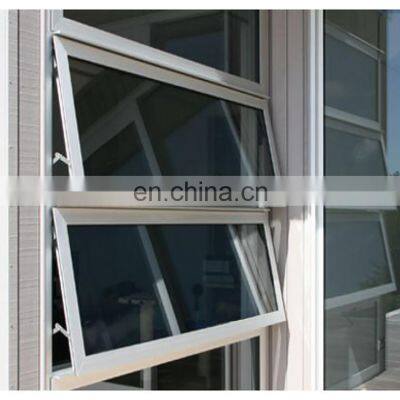 Aluminum Framed Casement Windows and Doors Push Out Window Double Glazed Tempered Awning Window