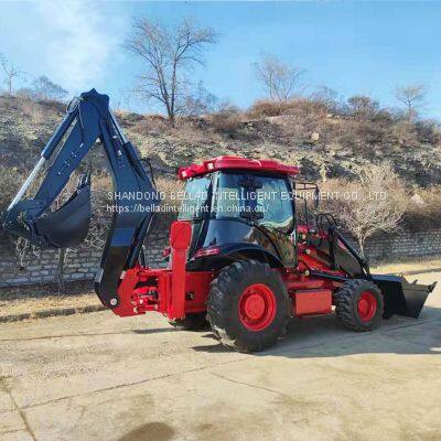 NEW HOT SELLING 2022 NEW FOR SALEChinese Backhoe Loader Mini Tractor With Front End Loader And Backhoe For Garden Sale