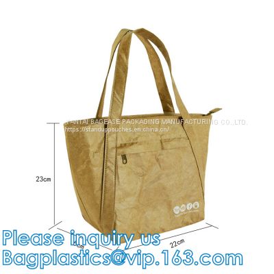 DuPont Paper Tyvek Breathable Strong And Durable Dupont Paper Tyvek Lunch Cooler Bag,tote bag,gift bag,microfiber pouche