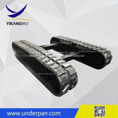 Best price rubber track undercarriage for 1 ton 2 ton 3 ton 4 ton 5 ton 6 ton 7 ton crawler drilling rig excavator crusher robot chassis