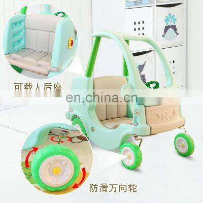 New Design Colorful Indoor Children Plastic Toy Ride on Princess Car Fire Truck Car photo-2
