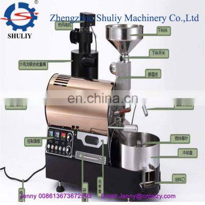 1kg Coffee Bean Roasting Machine / Drum Coffee Roaster for Home Electric Gas Heating Free Spare Parts & Small Cafe 500-3kg Jenny photo-3