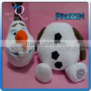 Mini Qute new 38 cm Kawaii cartoon stuffed plush Frozen doll princess anna & elsa Creative Disconnect Head olaf kids gift toy