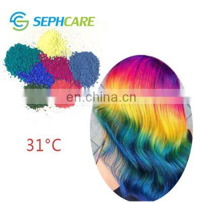 Sephcare temperature heat sensitive color changing pigment thermochromic pigment hair dye