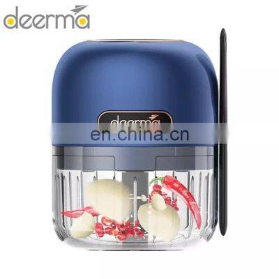 Original Deerma JS200 electric grinder Mini wireless portable food processor for domestic garlic paste, ginger paste, pepper, pe