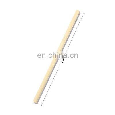 Disposable Natural  Bamboo Straw 8.0*200 mm High Quality Bambou pailles