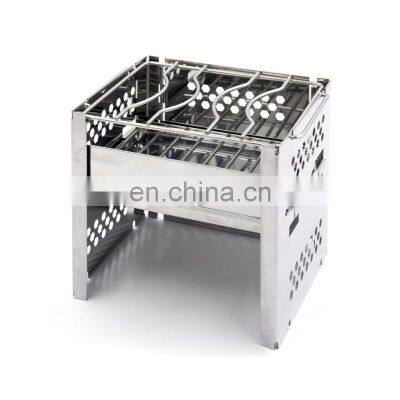 Outdoor Portable Stainless Steel Charcoal Camping Bbq Grill photo-5