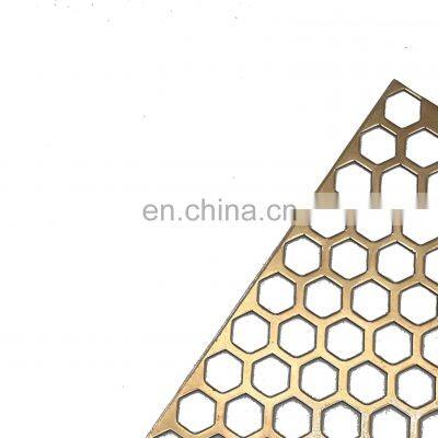 Hexagonal Hole Perforated Wire Mesh Perforated Metal Sheet photo-5
