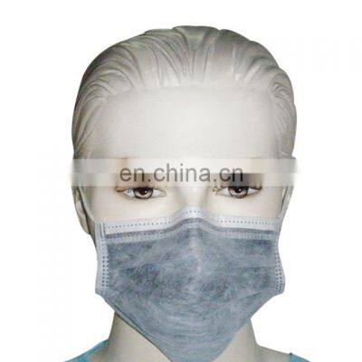 Hospital Doctor Disposable Black 3 4 ply Non Woven Activated Carbon Deodorant Surgical Medical Face Mask